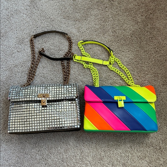 Kurt Geiger London neon leather shoulder bag - Picture 14 of 14